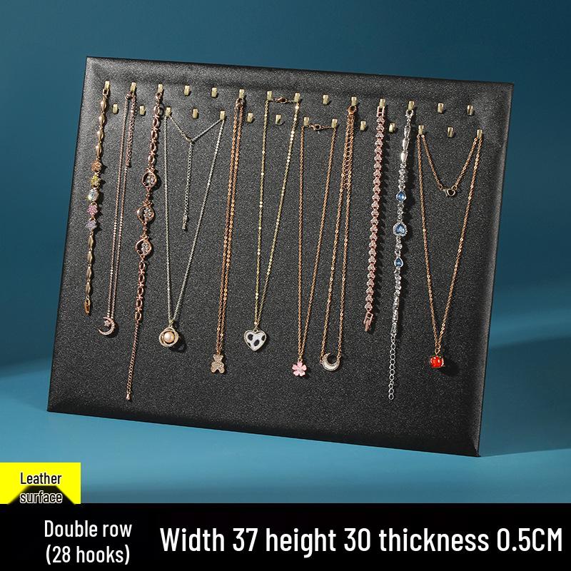 Gold Hook Jewelry Display Stand for Necklaces and Bracelets