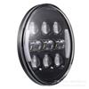 Harley 5.75" 45W LED Headlight for Motorcycle Modification - Dual Color