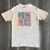 Vintage 1990-tal North Carolina Zoo Run Herrstorlek M Ljus Persikobetonad Unisex T-shirt