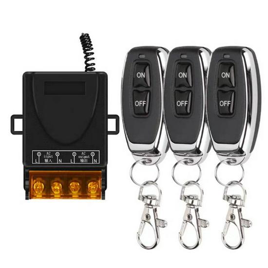 Întrerupător cu telecomandă wireless 220V pentru pompă de apă și iluminat inteligent