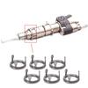 6pcs/Set Fuel Injector Decoupler Element 13537564751 13538651060 For BMW E88 N43 5 7 Series N53 N54 N56