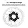 IIIPRO Ultra-Light Bicycle Brake Rotor 140/160mm Hollow High-Strength Steel MTB/Road Bike 6 Bolts/Center Lock Disc Brake Rotors
