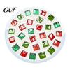 Creative Parent Child Interaction DIY Acrylic Coaster Making Kit, Christmas Theme Decorative Craft, Waterproof Drink Set Table Mat for Holiday
