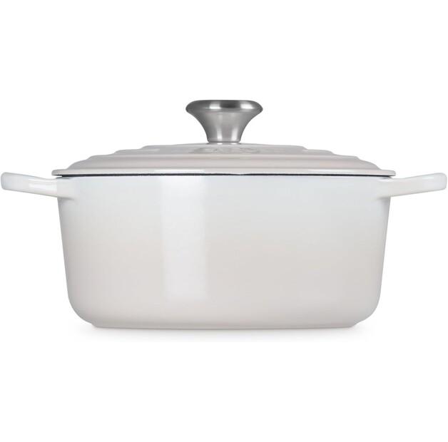 Жаровня Le Creuset Signature круглая 24 см безе 4,2 л (21177247164430)