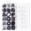 225Pcs C Clip Circlip Snap Ring Retaining Fastener Hardware Set Kit for Machine Vehicle