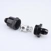 AC PERFORMANCE -6 AN Non Return One Way Inline Check Valve Fitting Aluminum Black