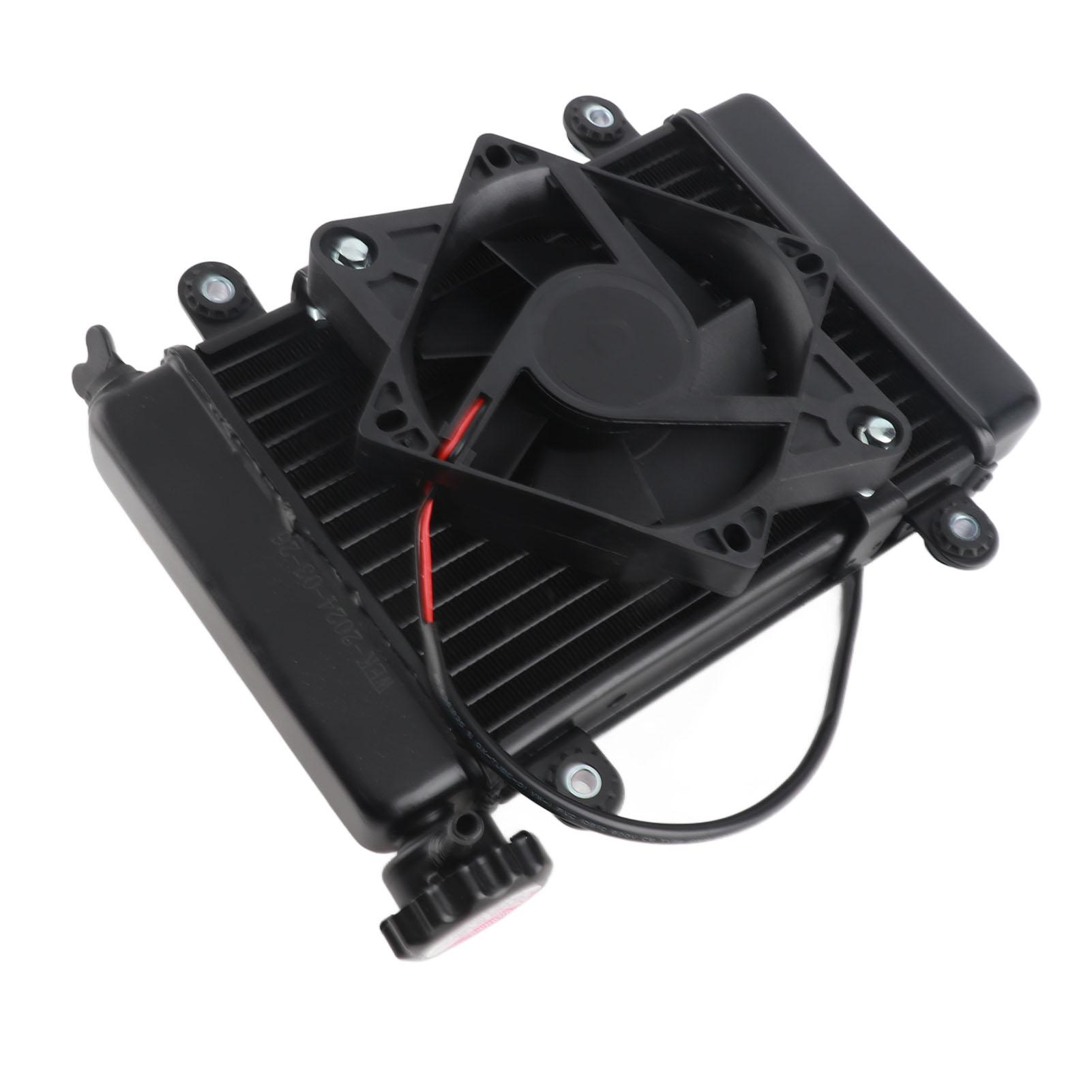 

Радиатор водяного охлаждения с вентилятором 2 контакта 270 мм Мощный Эффективный для 150cc 250cc Пит Квадроцикл Кроссовый Мотоцикл ATV