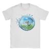 Humor Aero Jellyfish Fiber Optic Art TShirts For Unisex Unisex 100 Cotton T Shirts Frutiger Aero Short Sleeve Tees Graphic Clothes