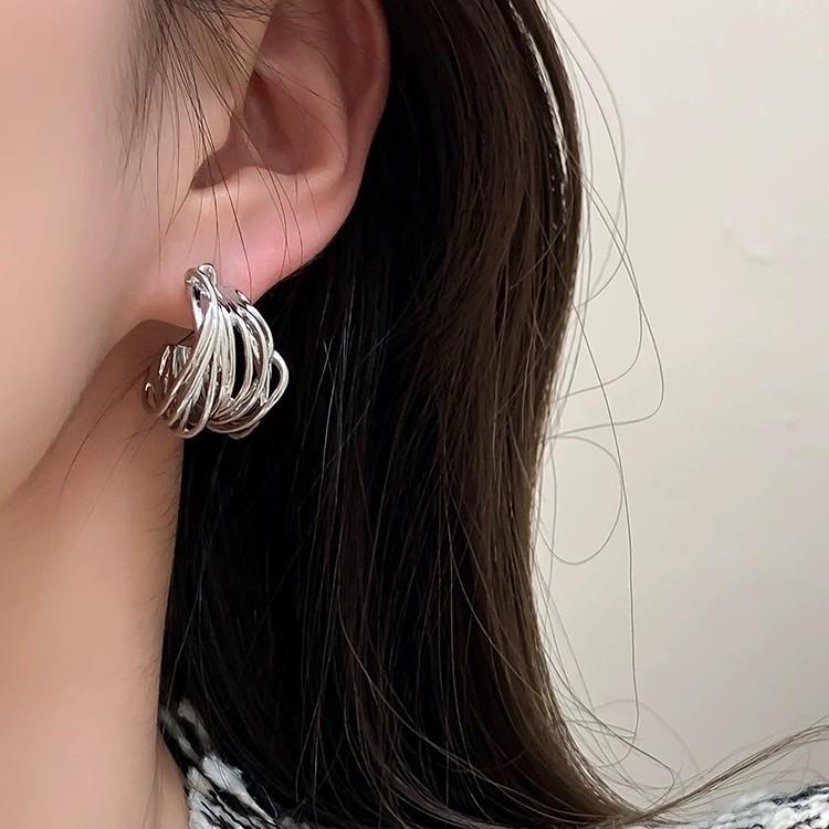 Elegant High-End European & American Statement Stud Earrings