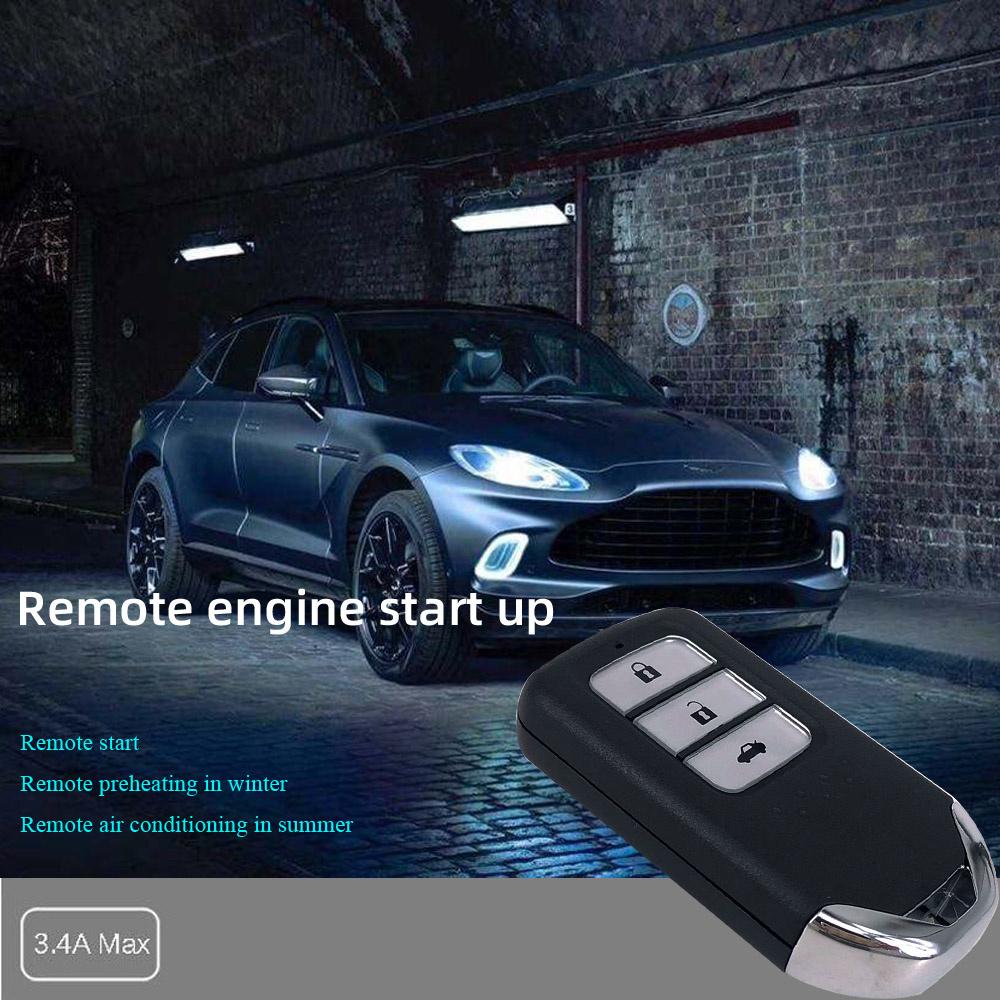 Car Passive Keyless Entry One Button Engine Start Remote Control Alarm System