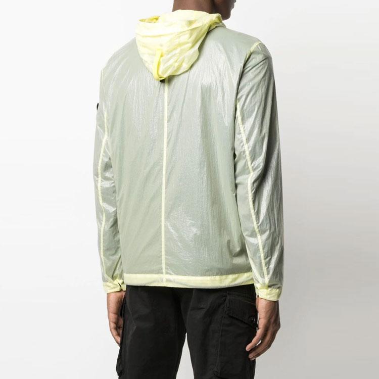 STONE ISLAND Packable Hooded Field Jacket Lemon Men Outerwear Yellow 741543034-V0031