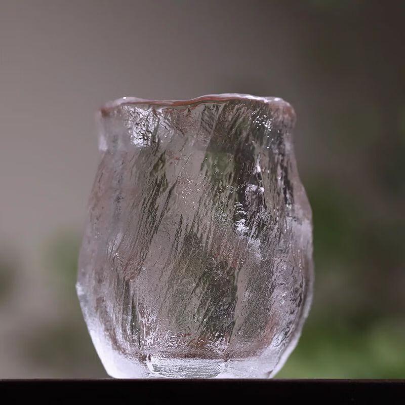 Handmade Natural Rose Crystal Teacup