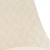Dining Room Chairs 4 Pcs Swivel Cream Velvet