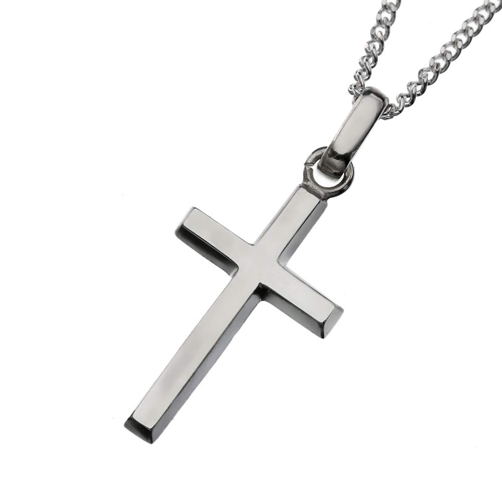 

Binich Silver 925 Necklace Silver Cross Necklace 40cm Kihei (with Chain)