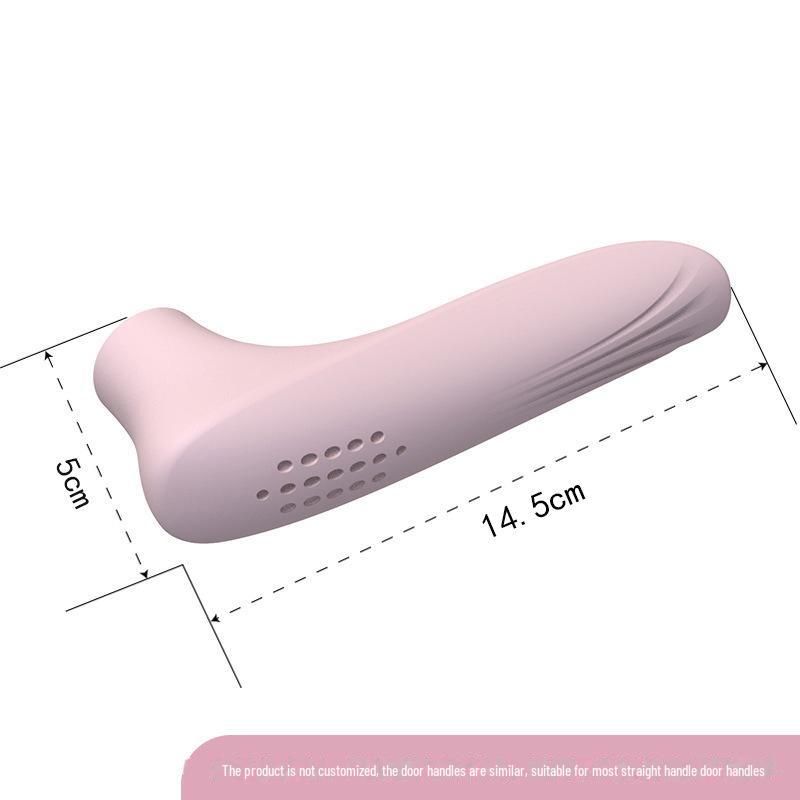 Silikonový kryt kliky dveří: Dětské tiché, antikolizní, antistatické, silné polstrování do koupelen