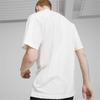Puma Solid Color Casual Round Neck Short Sleeve Drop Shoulder T-Shirt Men Tops White 625925-02