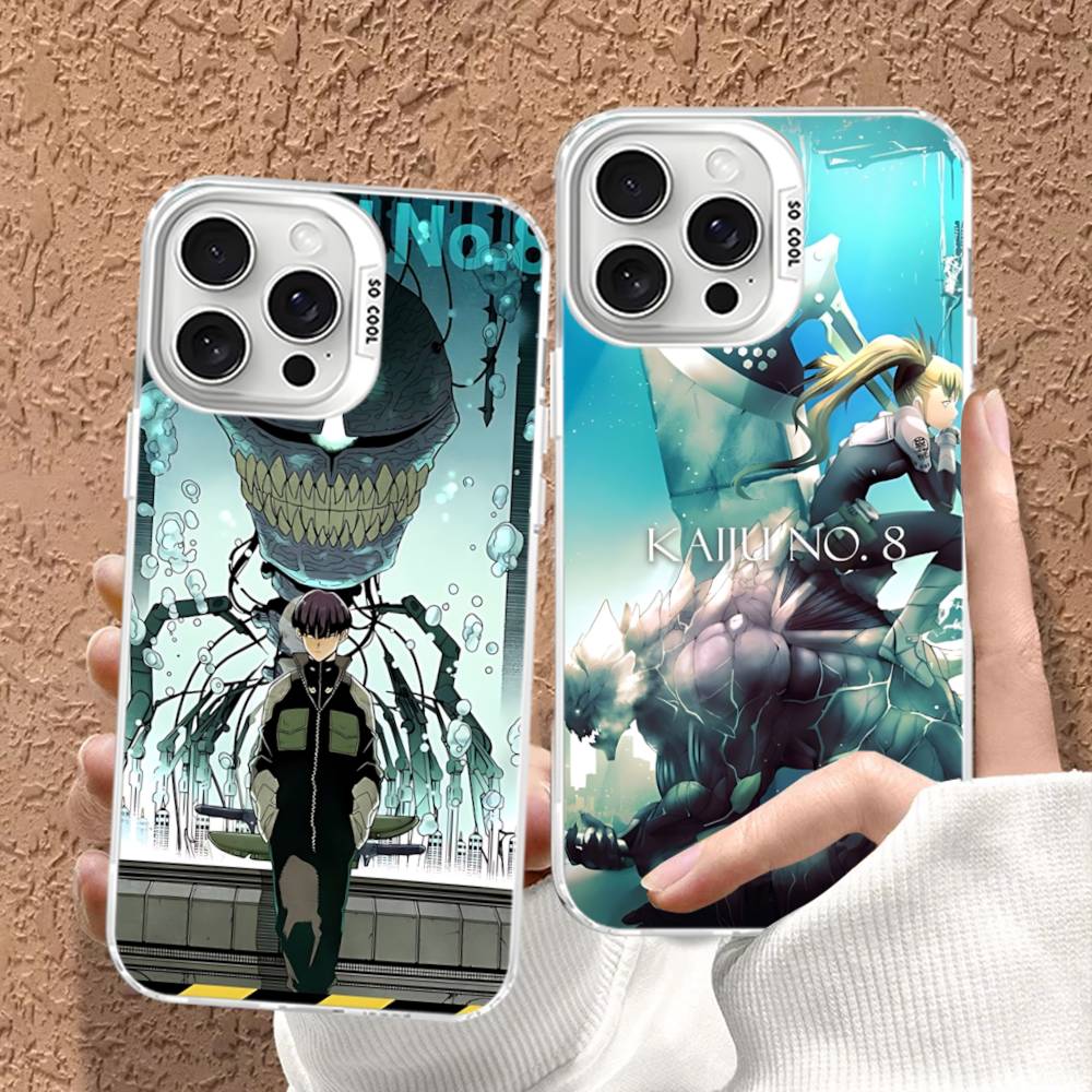 Japan Classic Comics K-Kaiju No8 Anime Colorful Phone Case For IPhone 17 16 15 14 13 12 11 Pro Max Plus Matte Cover