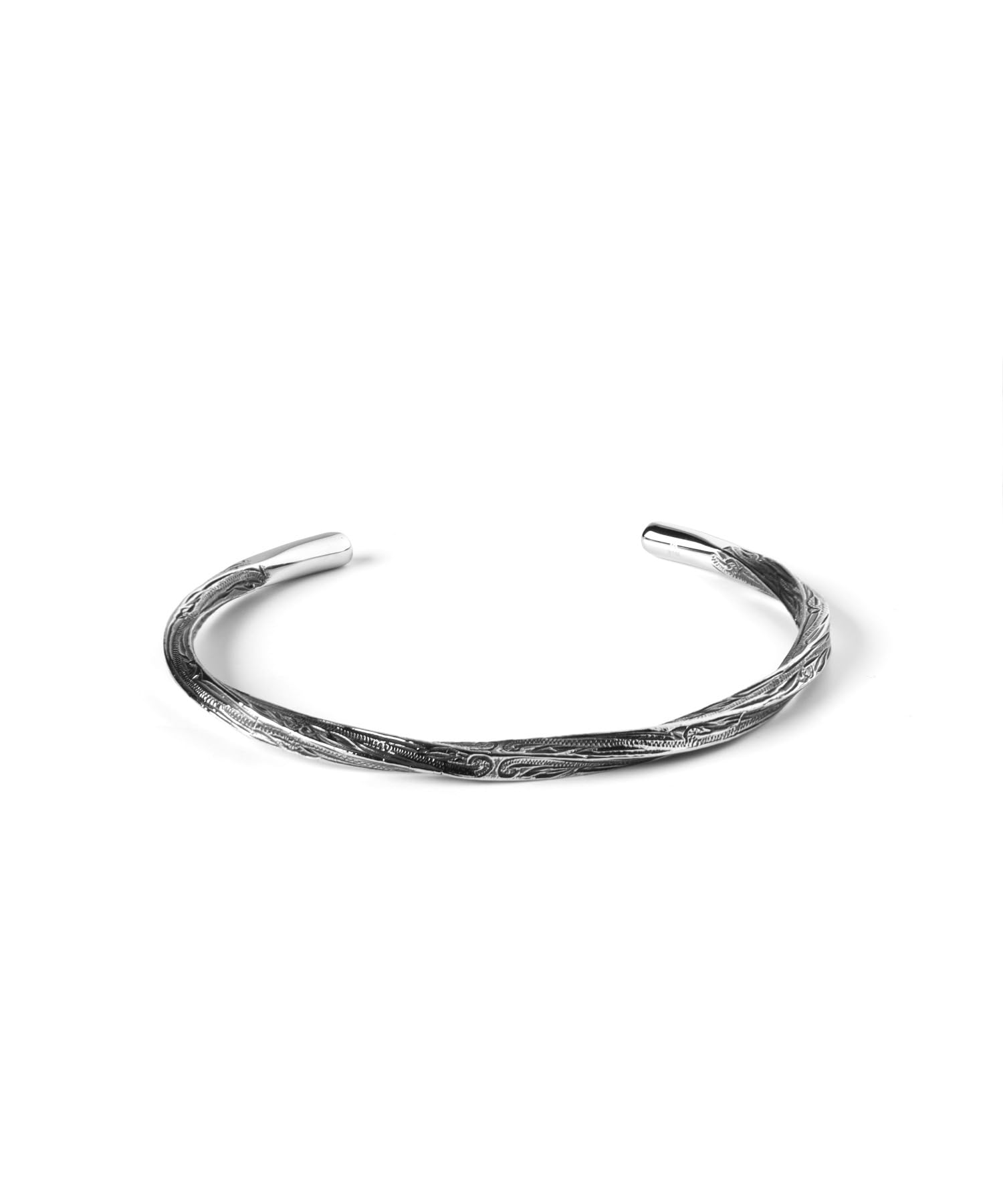 

LION HEART Bangle Twist Stainless Steel 316L Direct Sales Silver LH-1 HAWAIIAN Bangle/Surgical (Hyperallergic) (Pouch Included)