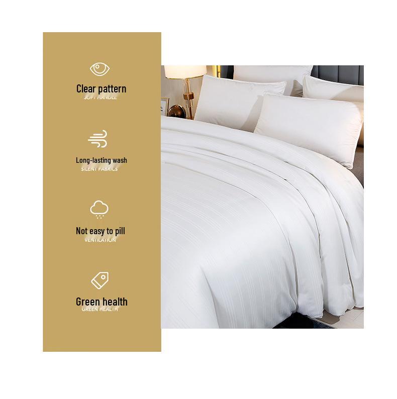 100% Cotton Jacquard Mulberry Silk Quilt - All-Season Double Quilt for Spring, Autumn, Summer & Thickened Winter Options