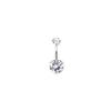 Bobisty14G Belly Button Bars for Women Surgical Steel Belly Bar CZ Butterfly Snake Clicker Navel Ring Body Piercing Jewellery