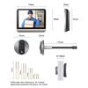 4.3 Inch HD 1080P Video Recording Smart Doorbell with Remote Smartphone Access and Anti-theft Cat Eye for Home Security