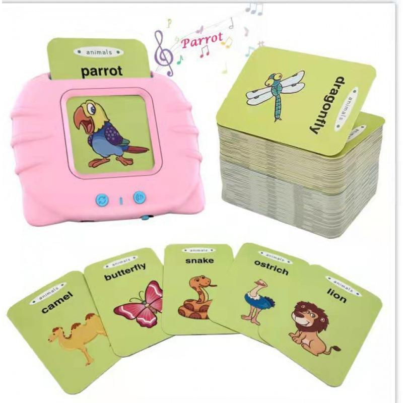 Karta pro rané vzdělávání Flash Card Učební hračky Mluvící kartičky pro děti Předškolní angličtina Elektronický zvukový knižní stroj Dárek