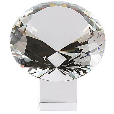 [EXDUCT] Riesiger diamantähnlicher Ring, Perfekt für Anträge, Überraschungen und Geschenke (Weiß, 40 mm)