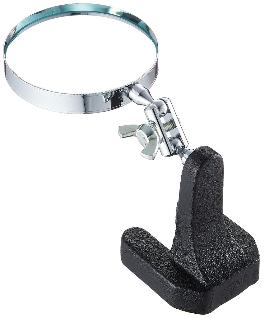MIZAR-TEC Stand Magnifier, 2.5x Magnification, 75mm Lens Diameter, Made in Japan, RU-75