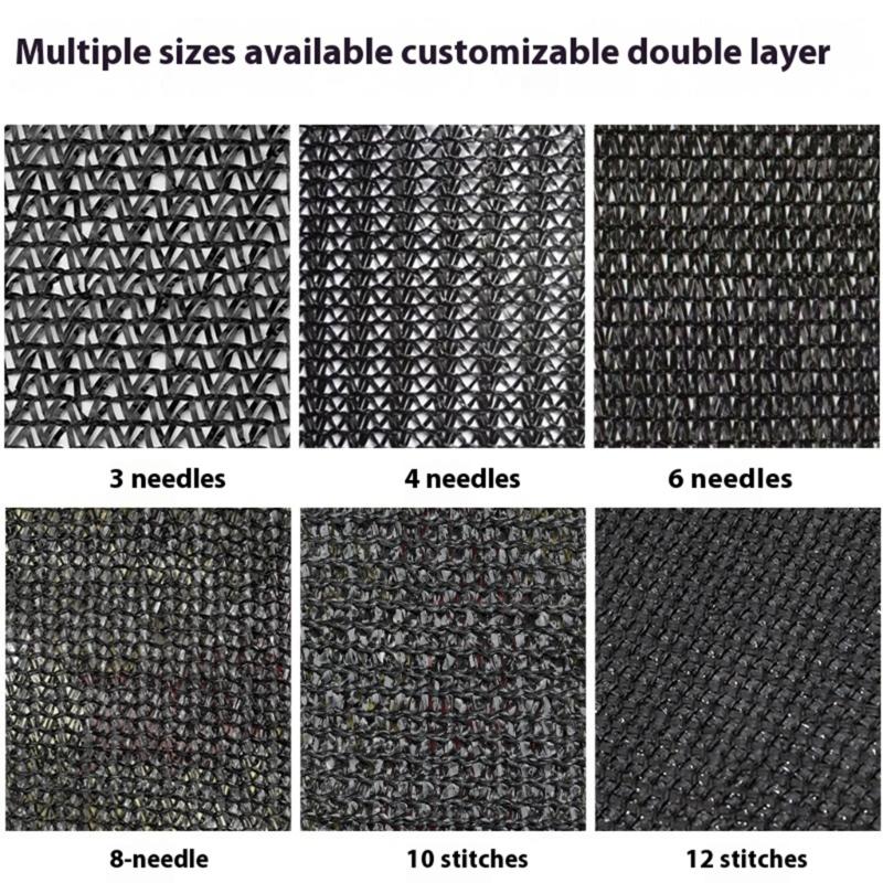 Heavy Duty Black Shade Cloth Sunshade Mesh For Backyard Garden Greenhouse And Outdoor Structure