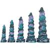 New Super Big Anal Plug Spiral Alien Dildo Soft Silicone Huge Butt Plug G Spot Stimulator Prostate Massage Anal Dilator Trainer Sex Toys Women Men 18+