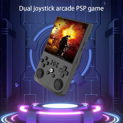Open Source R36MAX Retro Handheld Video Game Console Linux System 4.0Inch IPS Screen Portable Game Player 64GB 128GB RK3326 Chip