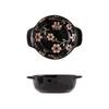 Japanese Ceramic Double-Handle Noodle & Salad Bowls (Set of 2)