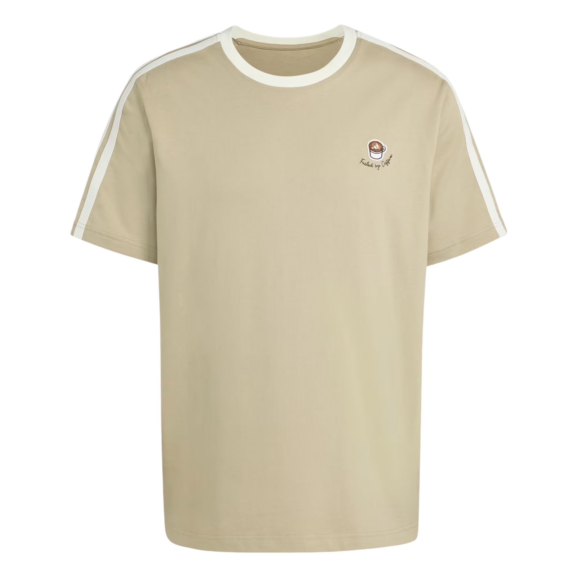 

Adidas Lux Coffee Cotton Loose Breathable Short Sleeve T-Shirt Men tops JZ5071 S