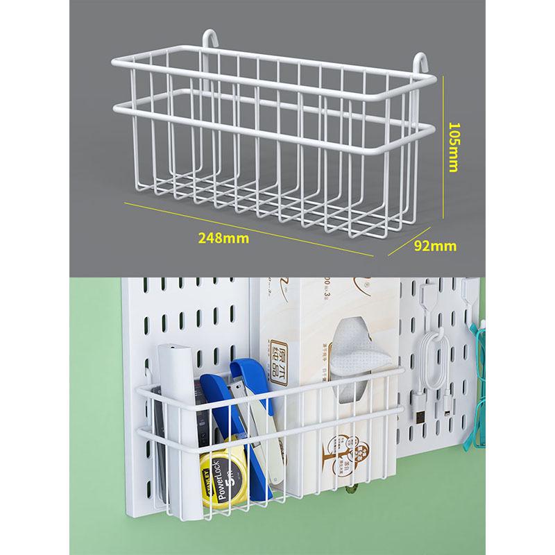 Pegboard Hooks & Baskets for Office, Home, or DIY Desktop Display