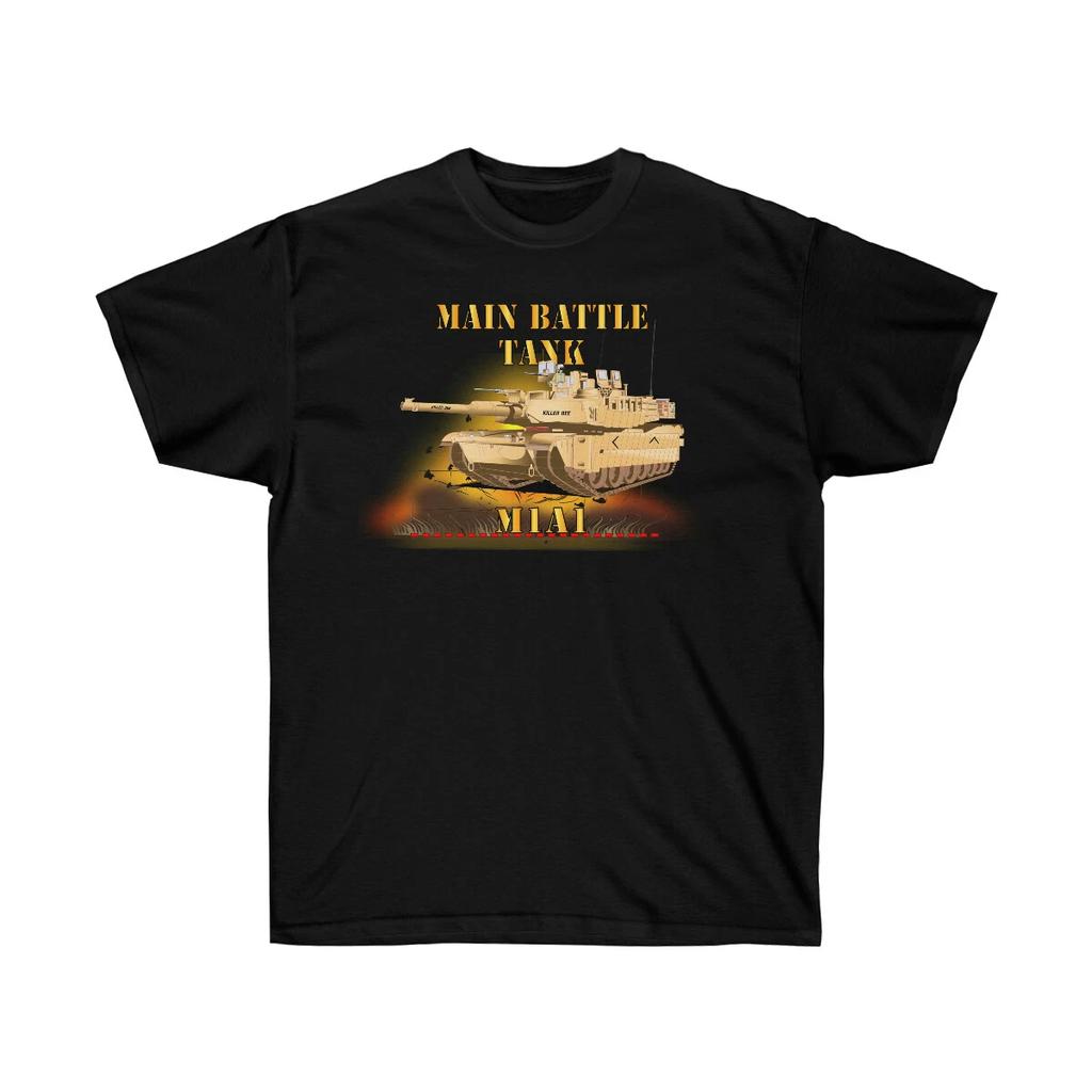 Classic - Unisex Ultra Cotton Tee - Army - Main Battle Tank - M1A1 X 300
