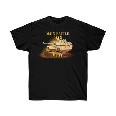Classic - Unisex Ultra Cotton Tee - Army - Main Battle Tank - M1A1 X 300