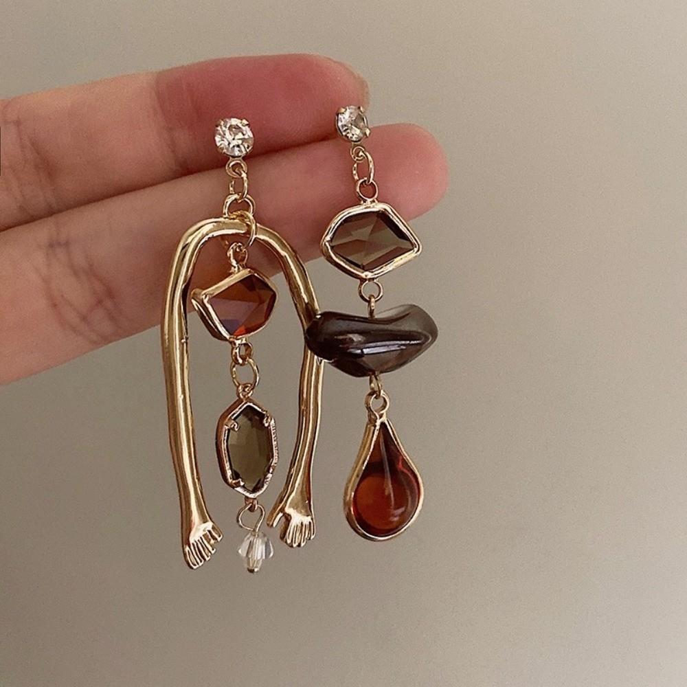 Elegant Drop Dangle Earrings Charm Vintage Earrings Gift Asymmetric Earrings Women