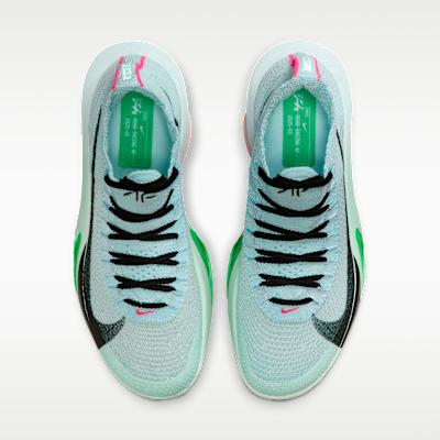 Women's Sneakers Nike Air Zoom Alphafly Next% 3 Glacier Blue Mint Foam Green Shock Black (Women's)