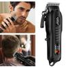 HYN-222 Professional Hair Clippers 5V1A Rechargeable Hair Trimmer Stainless Steel Blade Black Washable Head For Men Styling Tool