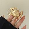 Natural Shell Snail Ring Korean Style Bohemia Finger Ring Personality Ocean Animal Ring  Gift