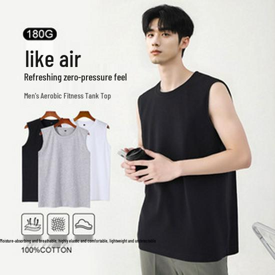 Men's Trendy Antibacterial Black & White Short Sleeve Round Neck T-Shirt - Breathable, Odor-Resistant, Plus Size Casual Sportswear