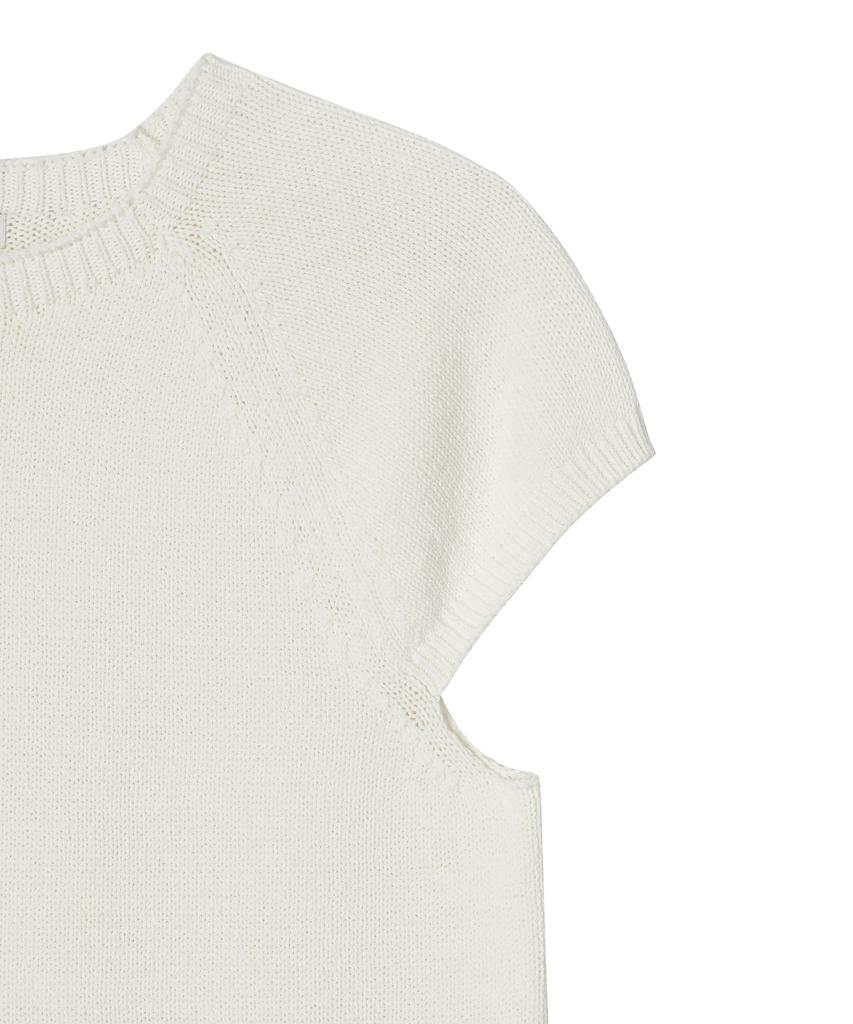 Nyuluki Feminine Short-Sleeved Knit_Ivory