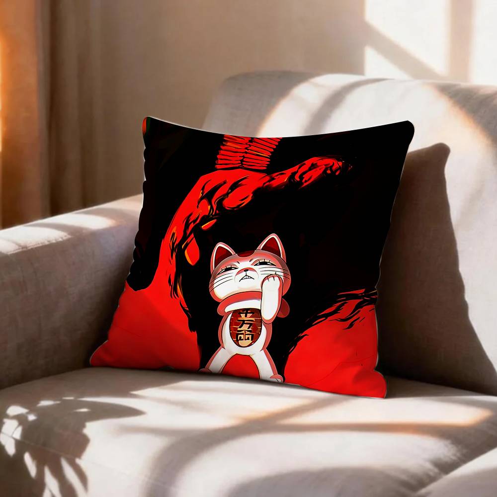 CUTE DDandadan TTurbo GGranny Pillow Case Pattern Printed Pillowcase For Living Room Sofa Cushion Cover