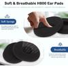 H800 Replacement Ear Pads, for Logitech, for H800, Soft Comfortable Headset Ear Cushions, Easy To Install, Lightweight Replacement Headphone Pads