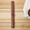 2Pcs Vintage Bamboo Calligraphy Brush Roll Organizer Paint Brush Holder Portable Pen Painting Tool Case for Beginners Travel