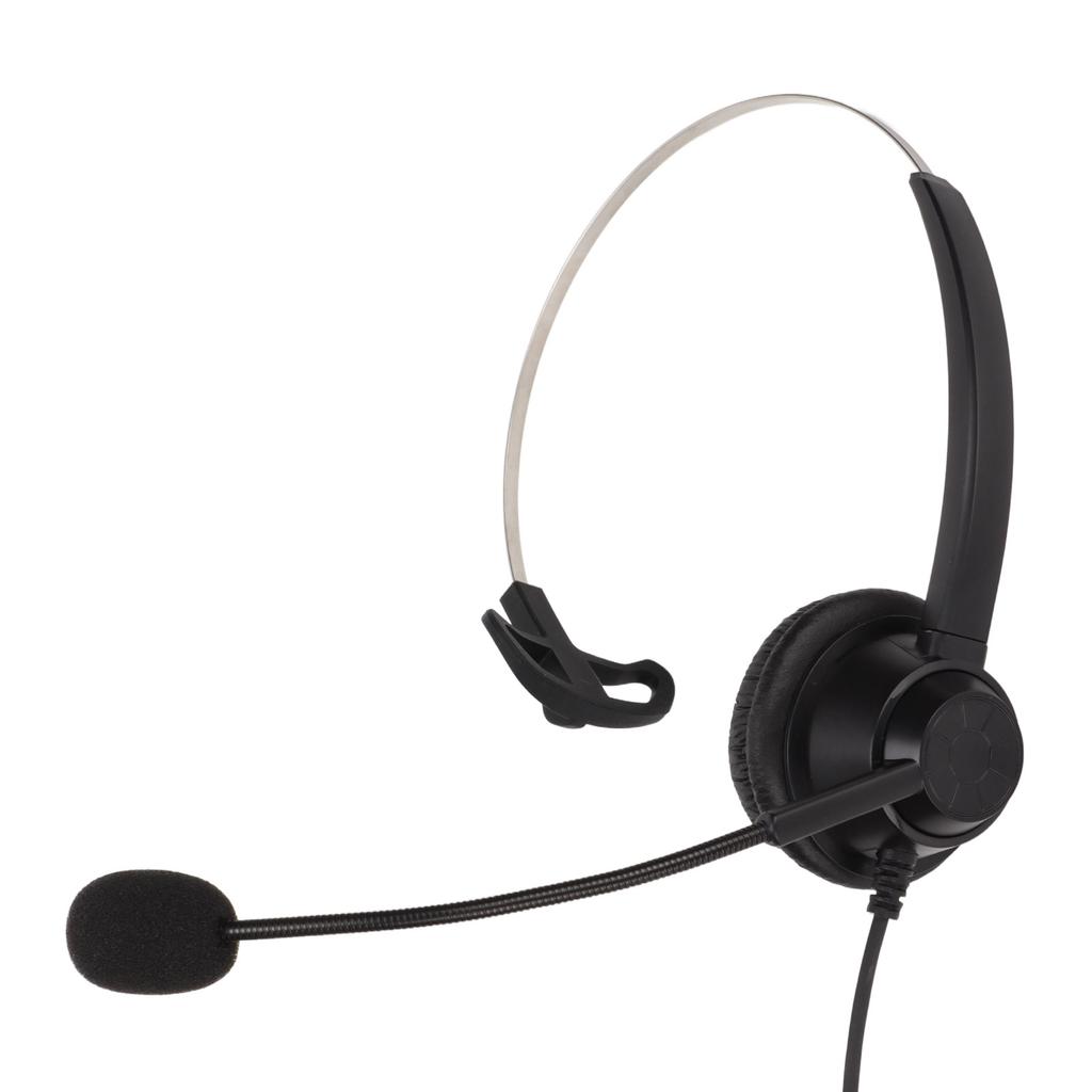 H360‑3.5MV 3,5mm Büro-Headset Monoaurales Callcenter-Headset Unterstützt Lautstärkeregelung und Mikrofonstummschaltung