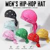 Cashew Print Cycling Headscarf Breathable Men's Pirate Hat Paisley Printed Headscarf  For Men Women