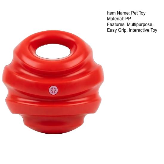 Kettlebell Dog Chew Toy Interactive Dog Toy Ball with Handle Teeth Cleaning Toy for Dogs Toss And Fetch Play Training