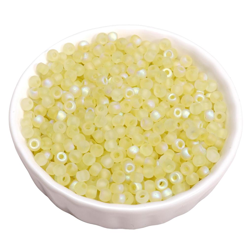 85/170Pcs Domestic Premium Glass frosted Aurora Seed Beads DIY Bracelet Necklace For Jewelry Making Accessories