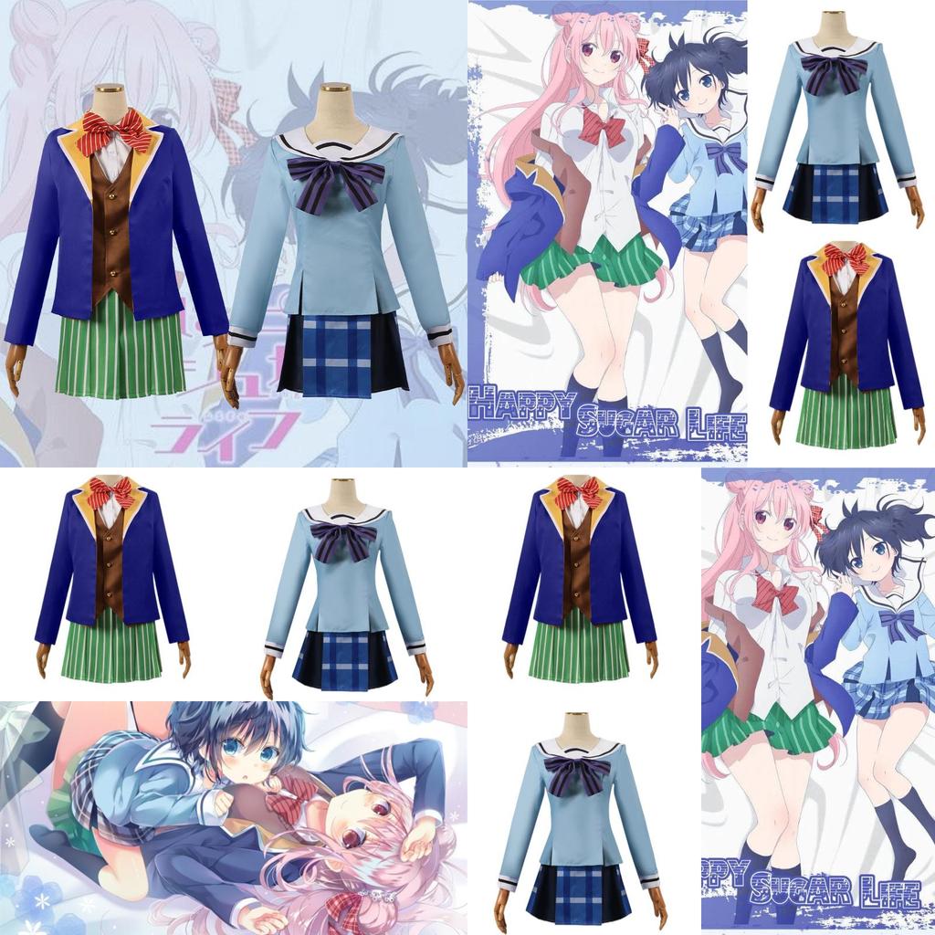 Stunning Happy Sugar Life Matsuzaka Satou Cosplay Attire Perfect For Anime Fans